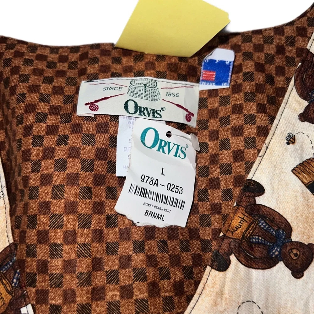 Cute bear vest brand new with tags vintage - Picture 3 of 4